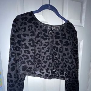 Torrid Leopard Mesh Top and Underwear